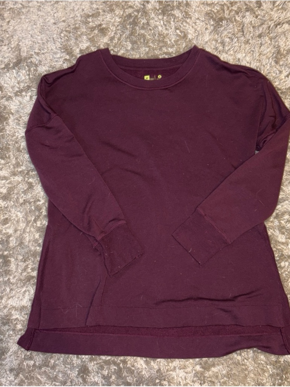 Xersion Maroon Crewneck Sweatshirt